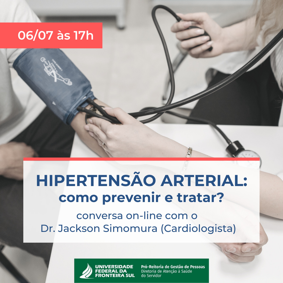 Hipertensão Arterial: conversa on-line com Dr. Jackson Simomura