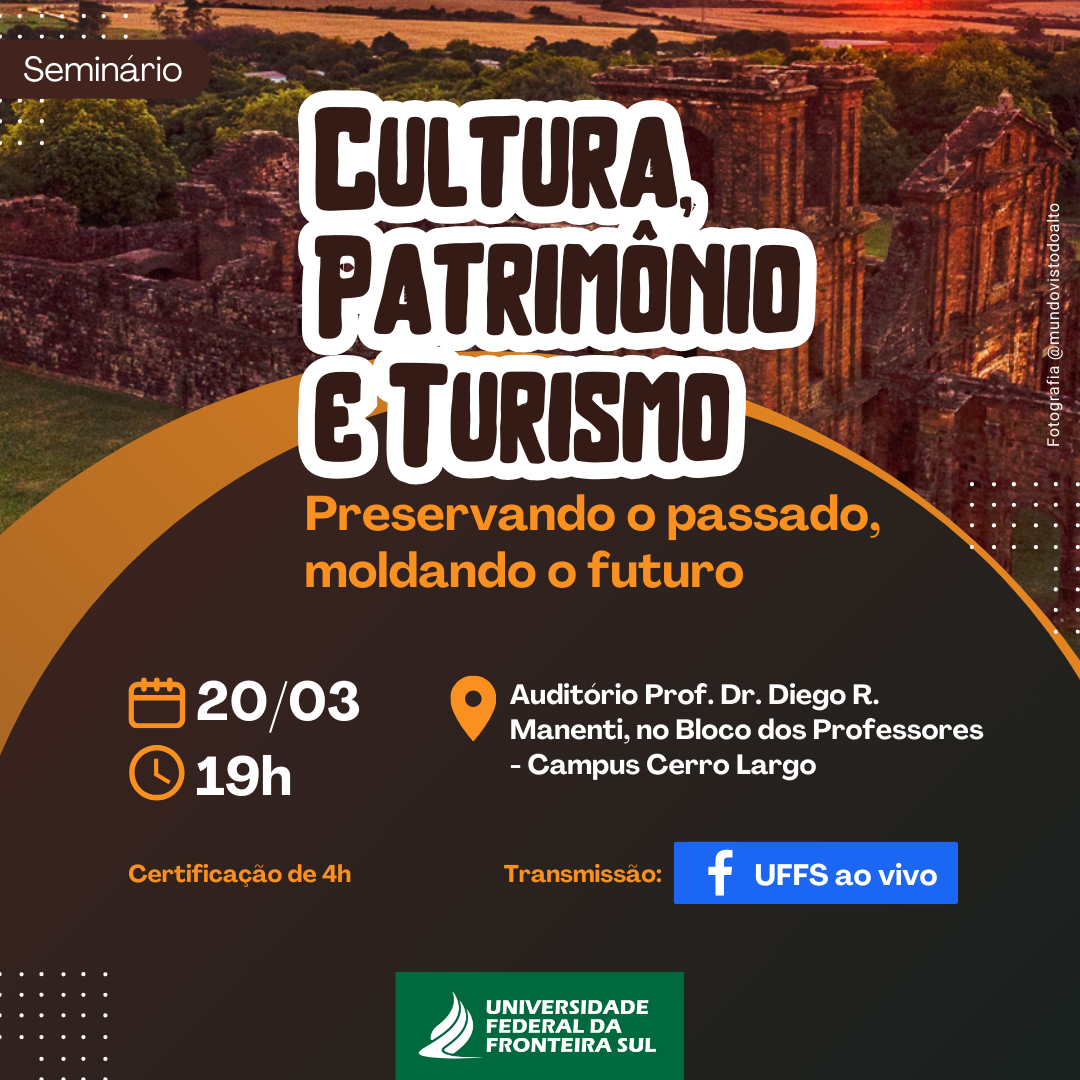 Seminário - Cultura, Patrimônio e Turismo: Preservando o Passado, Moldando o Futuro