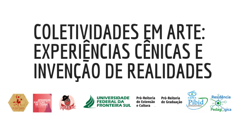 Cartaz com informações sobre o evento Coletividade em Arte