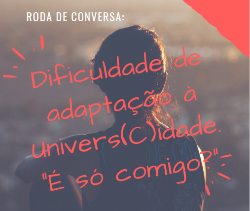 Cartaz com informações sobre Roda de Conversa com estudantes do Campus Chapecó