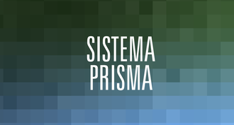 Cartaz com a inscrição Sistema Prisma