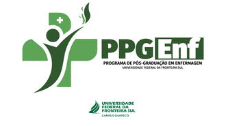 Imagem com logo do Programa de Pós-Graduação em Enfermagem da UFFS - Campus Chapecó e, abaixo, logo da UFFS - Campus Chapecó
