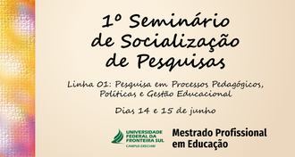 Seminário de Socialização de Pesquisas PPGPE