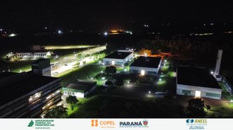 Nesta primeira fase foram substituídas 221 lâmpadas das vias de acesso do Campus Realeza