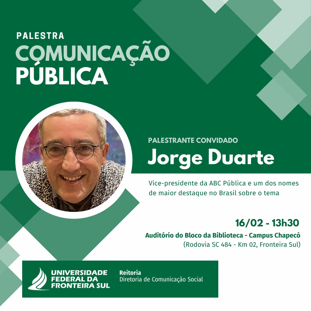 Palestra com Jorge Duarte