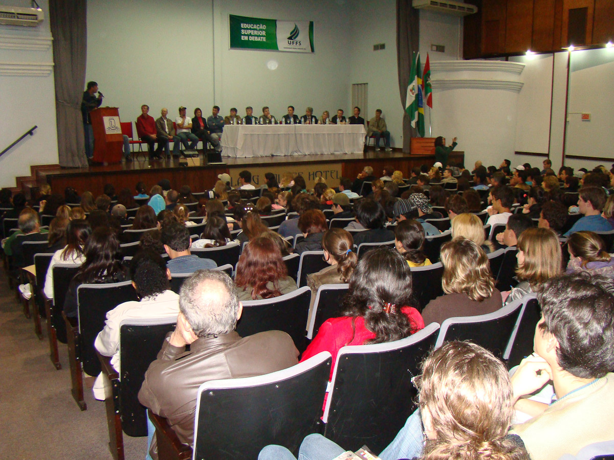 Audiência Pública realizada na cidade de Chapecó (SC) / Foto: Banco de Imagens/UFFS