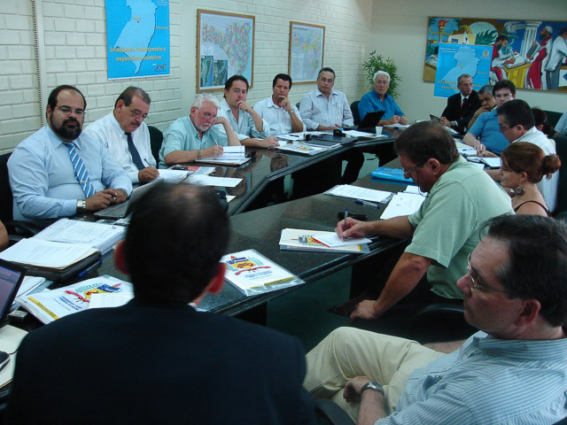Primeira reunião da Comissão de Implantação da UFFS, realizada na cidade Florianópolis (SC) / Foto: Banco de Imagens/UFFS
