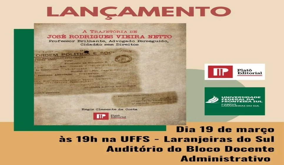 Lançamento do livro “ A Trajetória de José Rodrigues Vieira Netto”