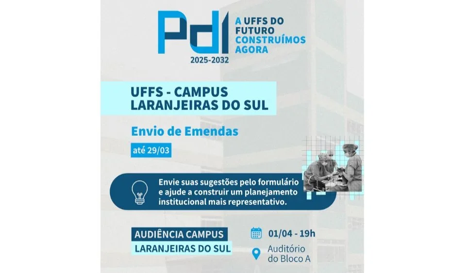 Audiência PDI 2025-2032 - Campus Laranjeiras do Sul