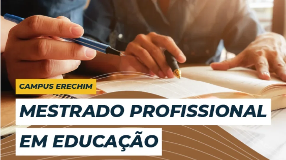 Mestrado Profissional em Educação abre inscrições para credenciamento de docentes