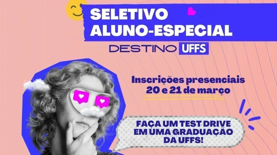 Aberto seletivo de aluno-especial da graduação para o primeiro semestre de 2025
