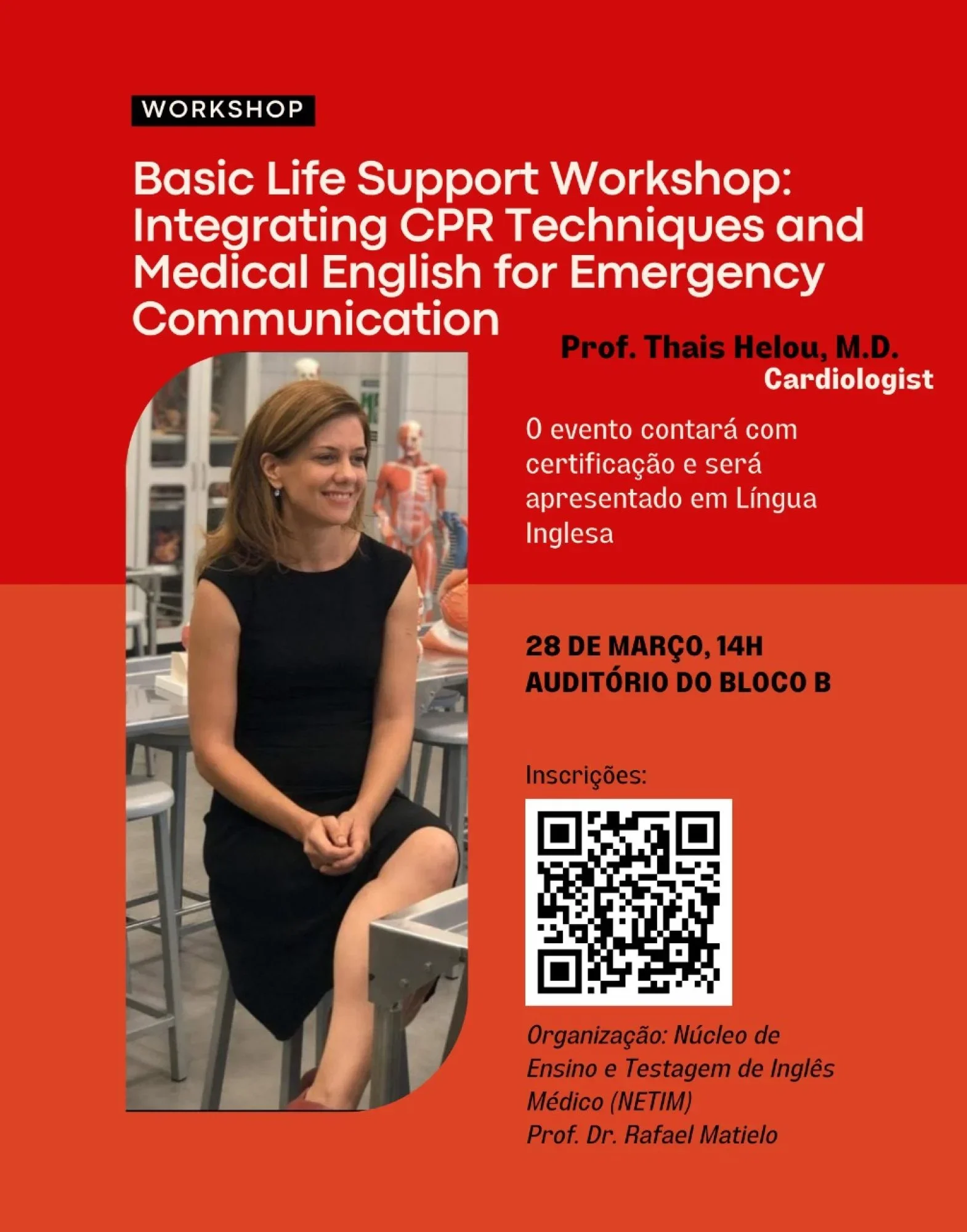 Basic Life Support Workshop: Integrating CPR Techniques and Medical English for Emergency Communication