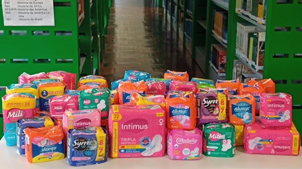 Campanha Multa Solidária já arrecadou 65 pacotes de absorventes