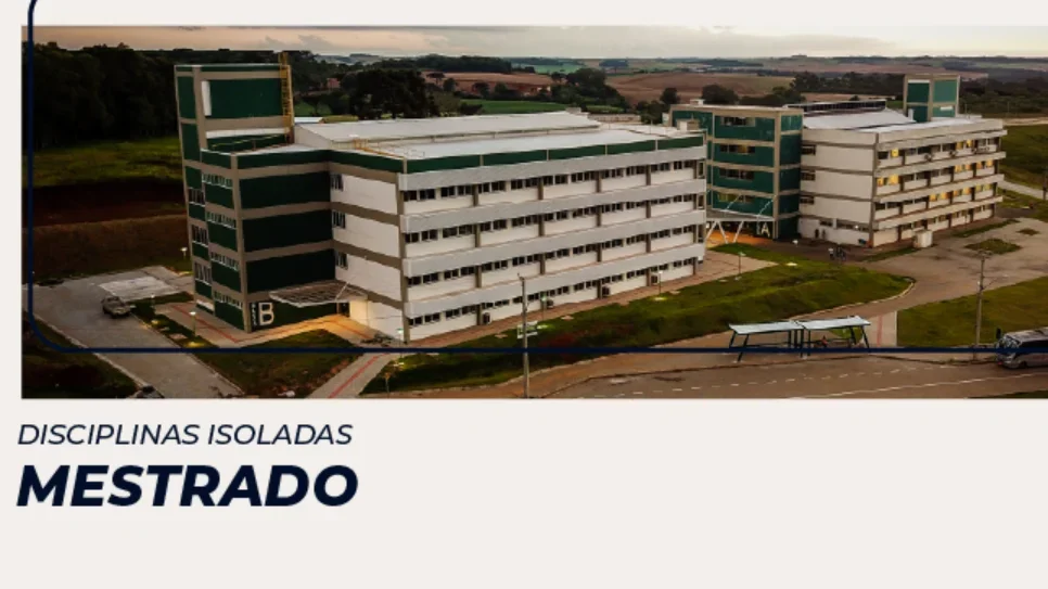 Mestrados recebem inscrições para disciplinas isoladas