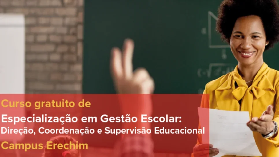 Campus Erechim inicia processo seletivo para especialização em Gestão Escolar