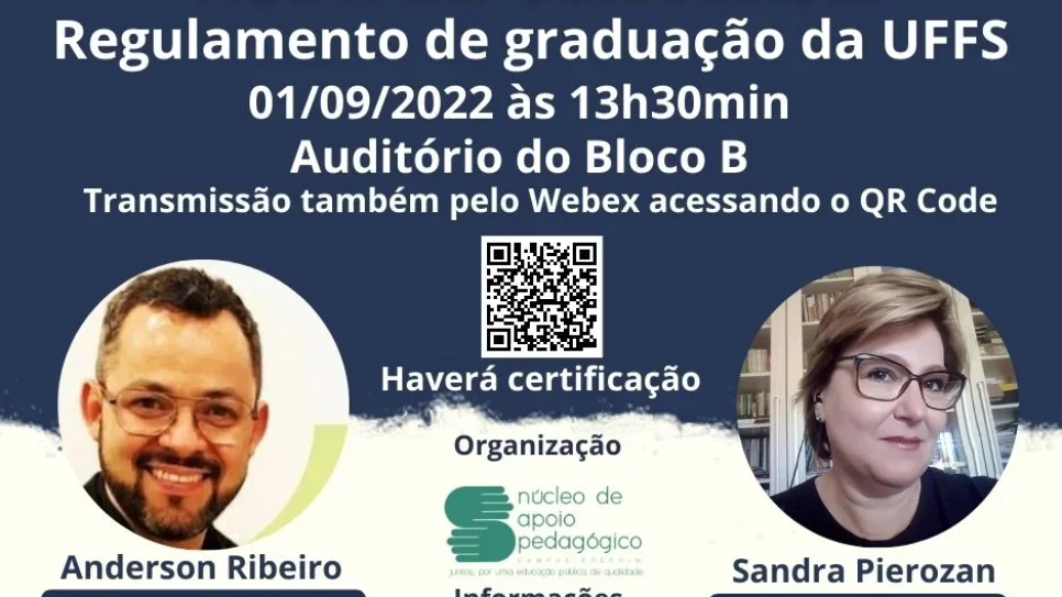 Roda de conversa no Campus Erechim discutirá Regulamento da Graduação da UFFS