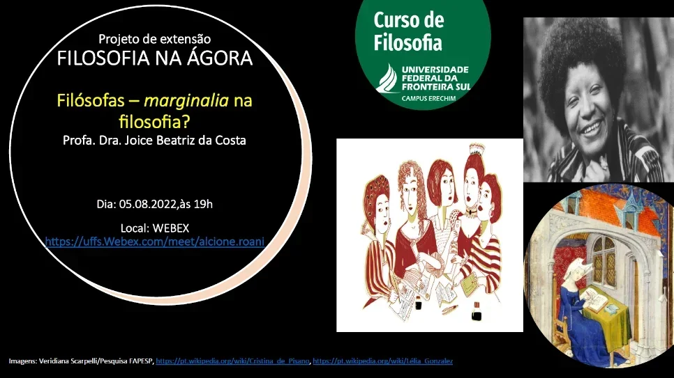 Projeto do curso de Filosofia realiza debate no dia 5 de agosto