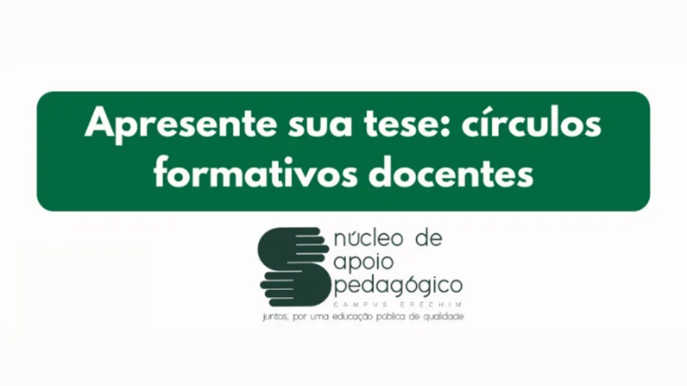 Projeto socializa teses de doutorado do corpo docente da UFFS