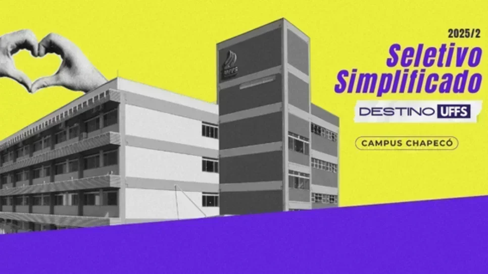 Seletivo Simplificado abre 98 vagas para o Campus Chapecó