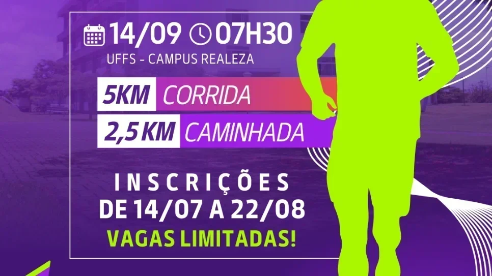 UFFS promove 2ª Corrida e Caminhada Universitária em Realeza
