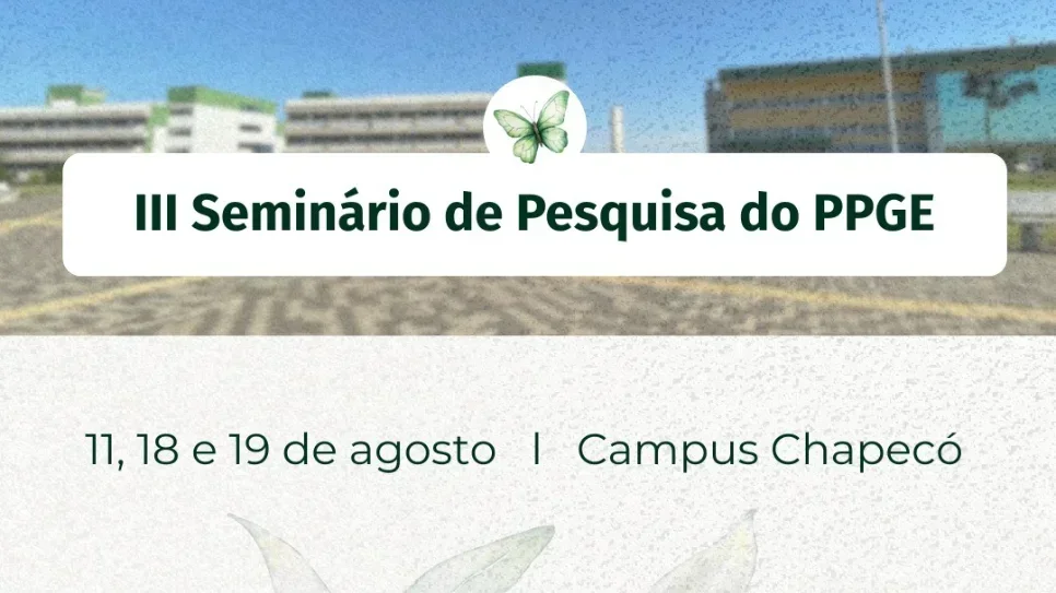 III Seminário de Pesquisa do PPGE abre período para submissões