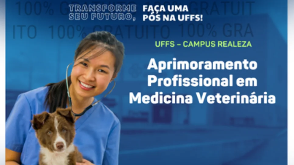 UFFS abre inscrições para vaga remanescente em Programa de Aprimoramento Profissional em Medicina Veterinária 2025.2