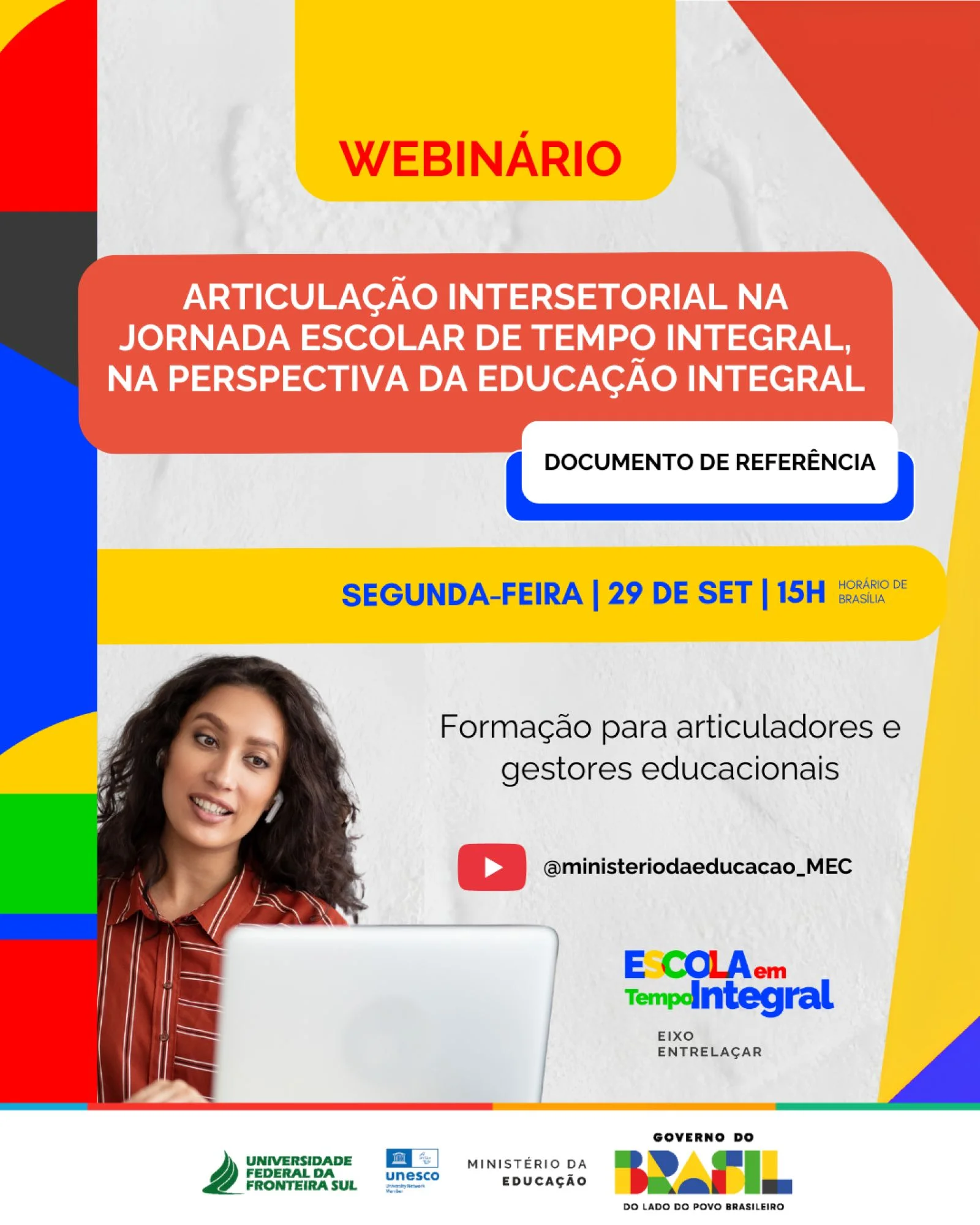 Webinário Educação Integral