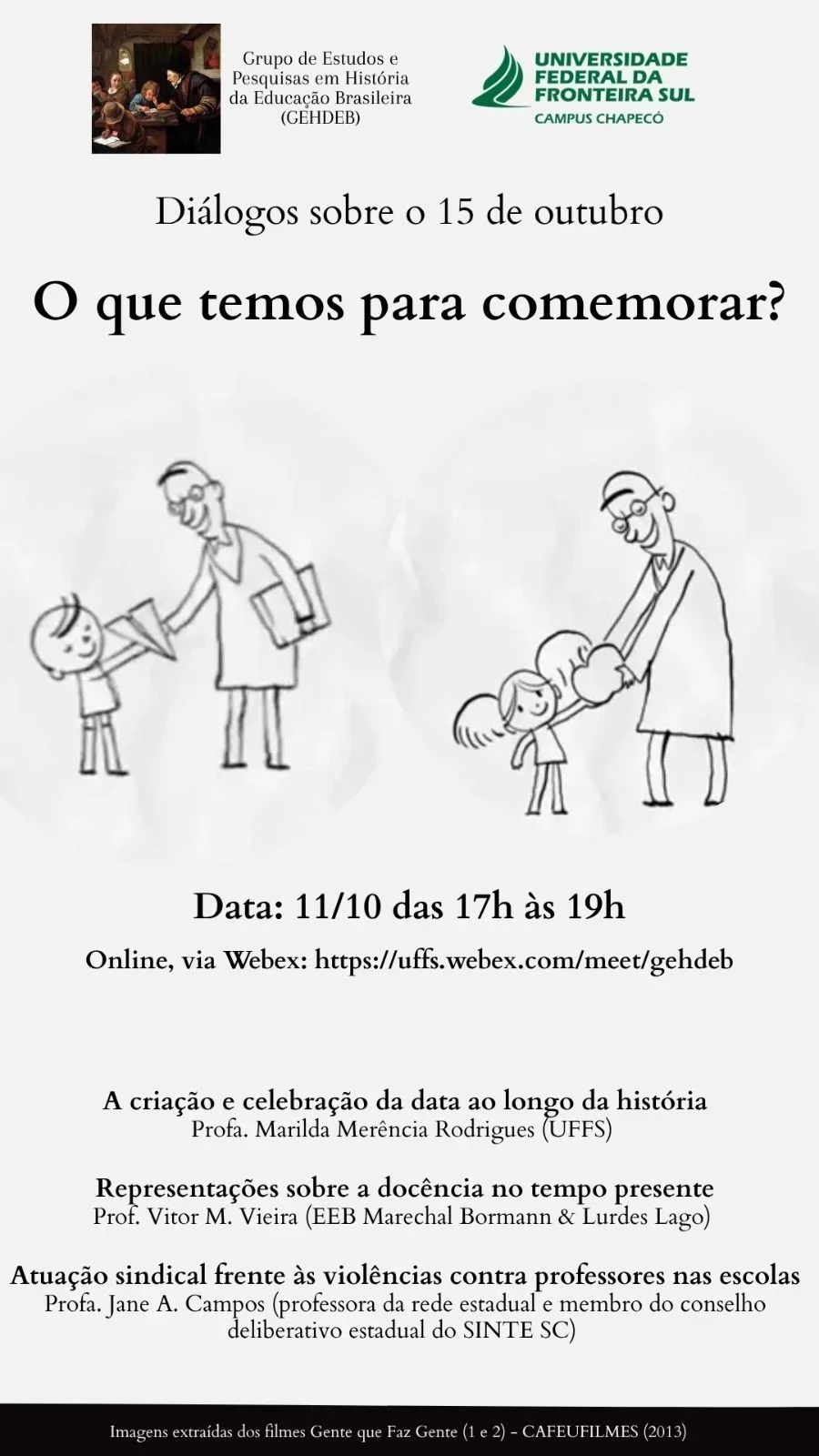 Diálogos sobre o 15 de outubro  - O que temos para comemorar?