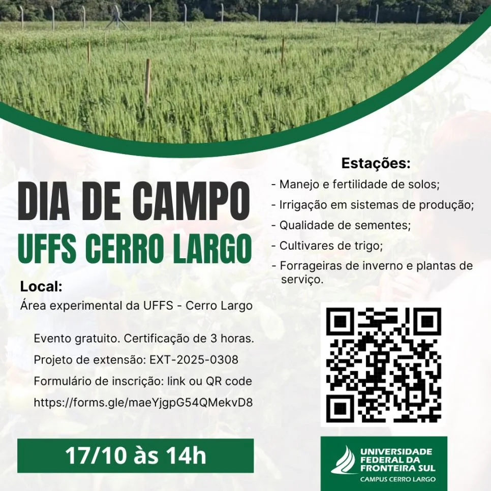Dia de Campo na UFFS - Campus Cerro Largo