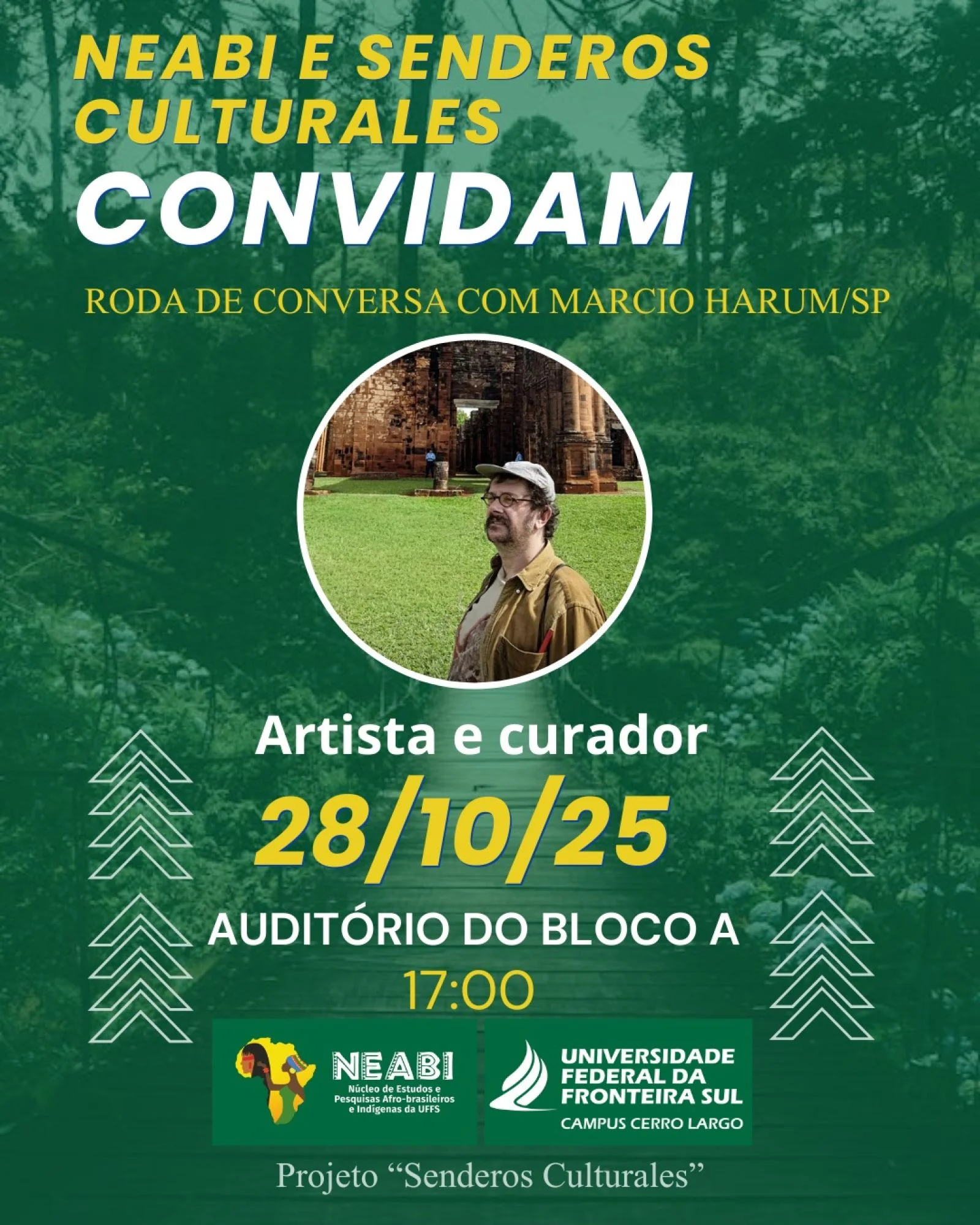 Roda de Conversas com o Artista e Curador Márcio Harum (SP)