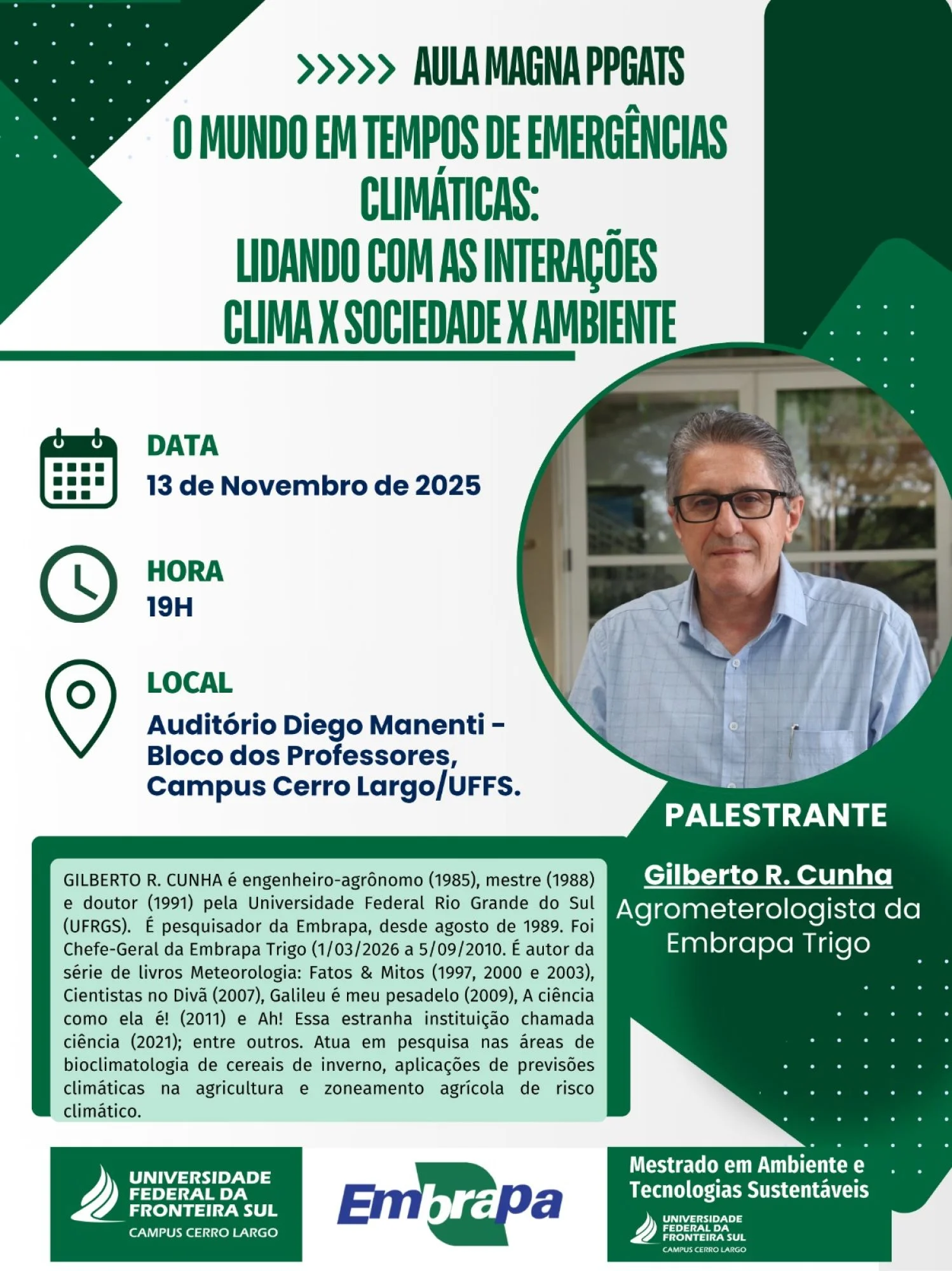 Aula Magna PPGATS