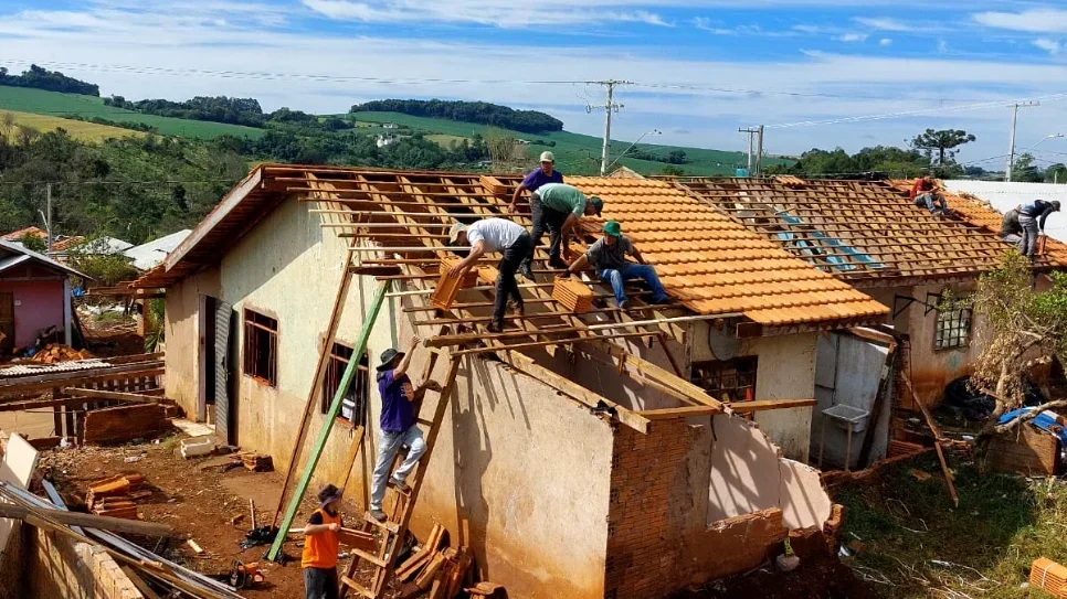 UFFS Campus Laranjeiras do Sul se mobiliza em ampla ação de apoio a Rio Bonito do Iguaçu após tornado