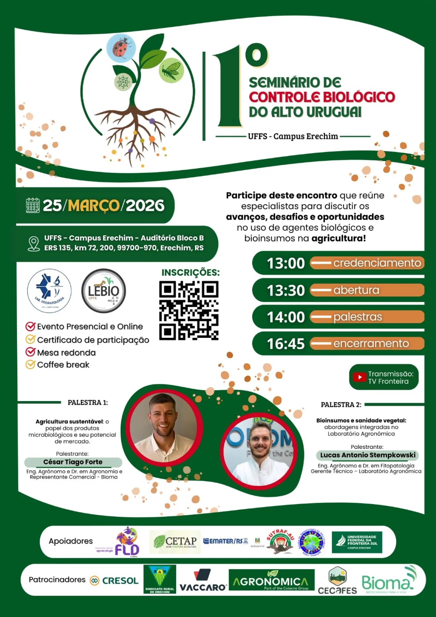 I Seminário de Controle Biológico do Alto Uruguai