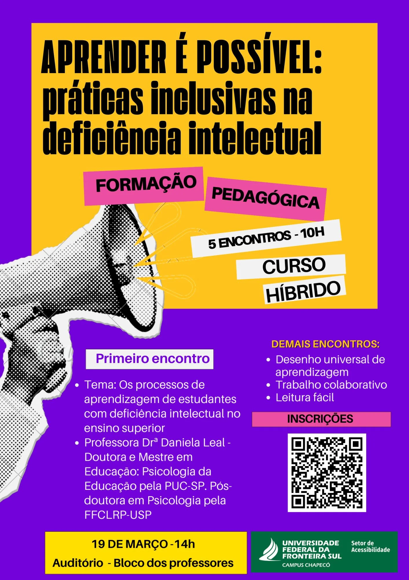 “Aprender é possível: práticas inclusivas na deficiência intelectual”