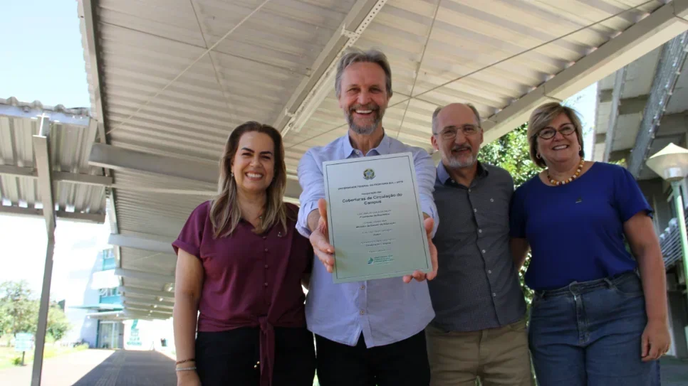 Coberturas ampliam acessibilidade e integração no Campus Chapecó