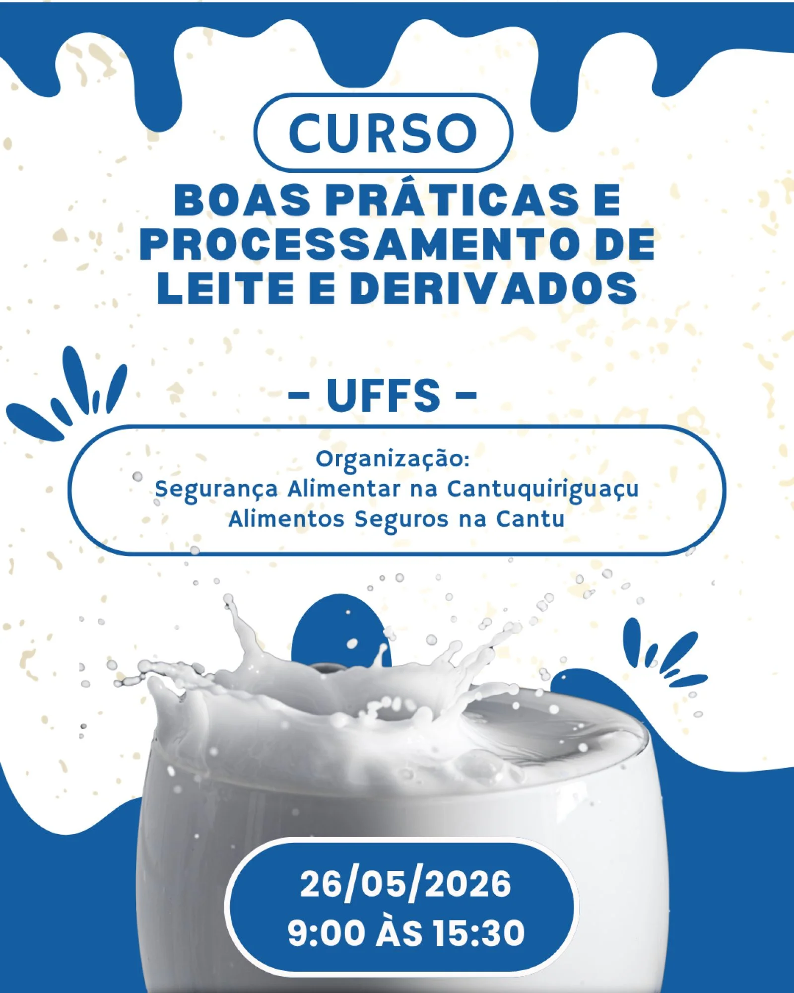 Curso de Boas Práticas e Processamento de Leite e Derivados
