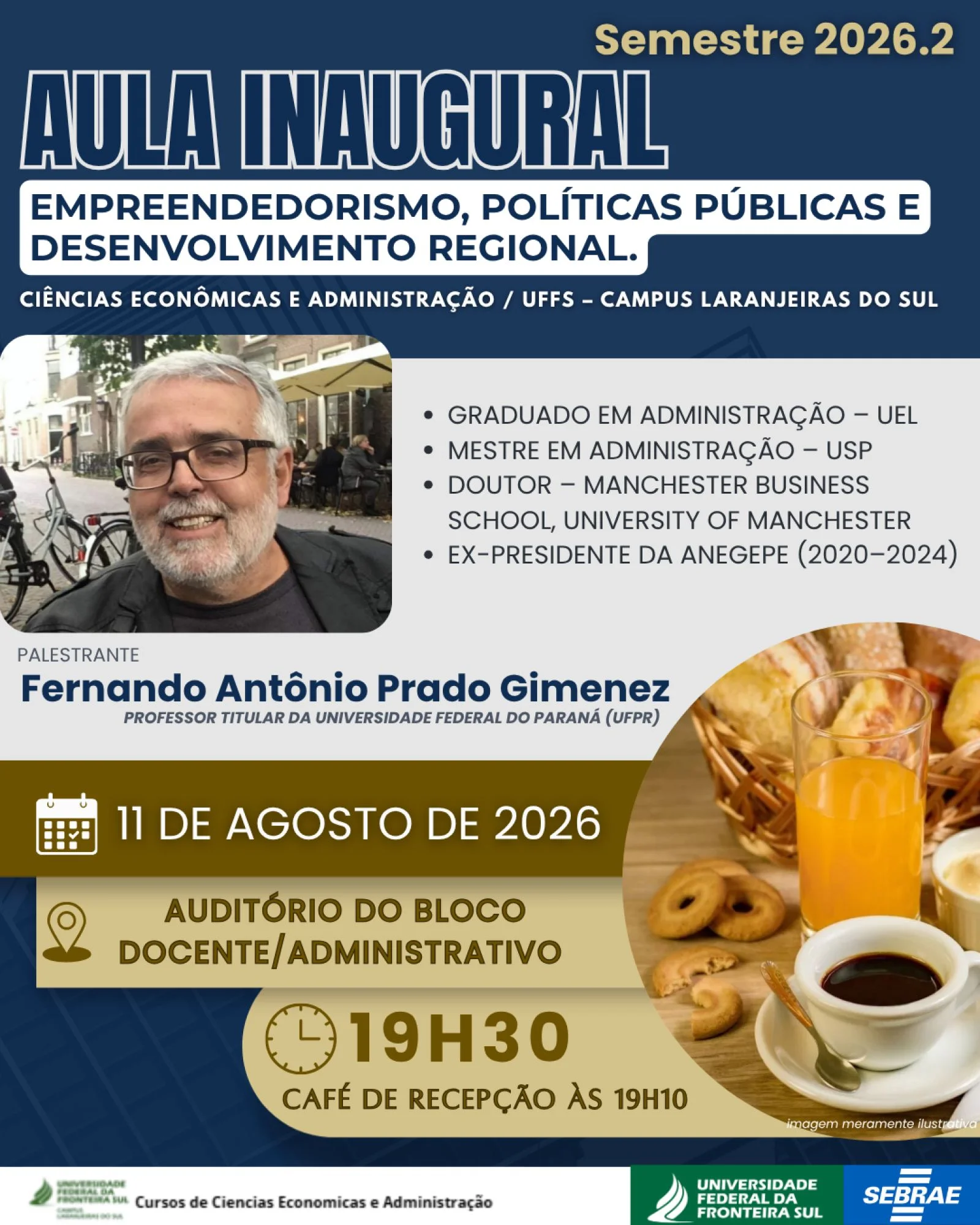 Aula Inaugural – Ciências Econômicas e Administração | Semestre 2026.2