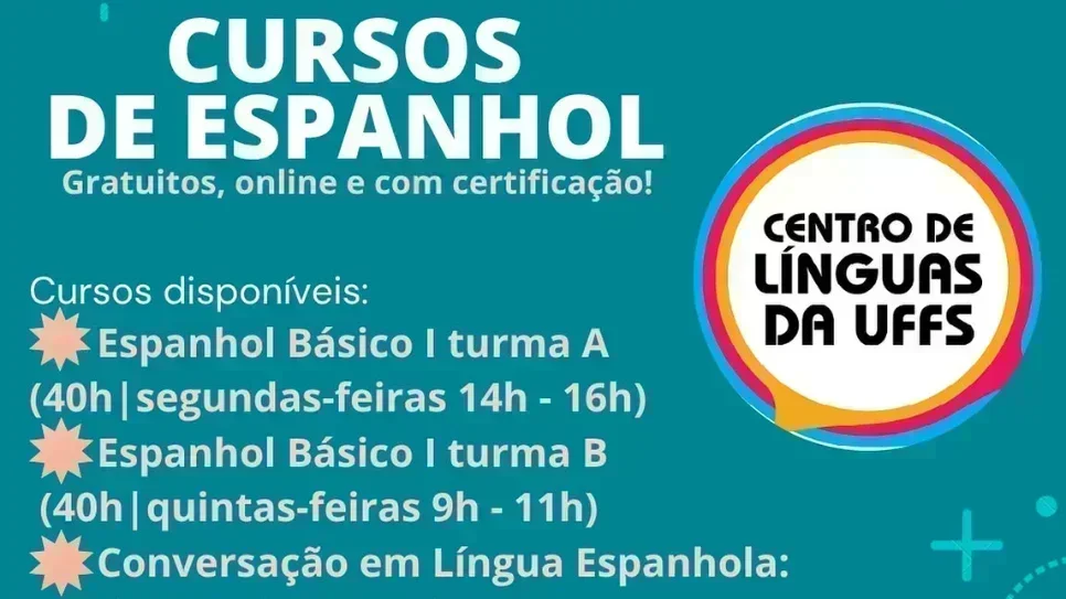 Centro de Línguas da UFFS - Campus Cerro Largo oferece cursos gratuitos de espanhol e português