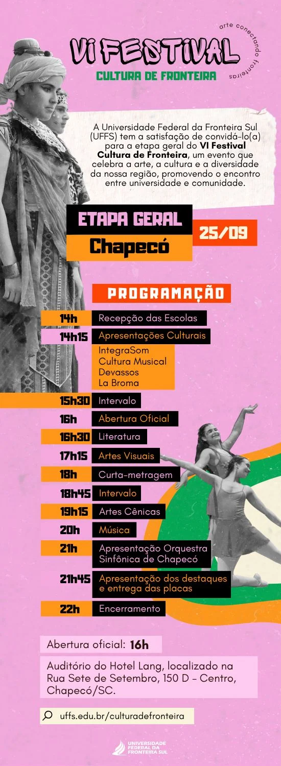 VI Festival Cultura de Fronteira - Etapa Geral