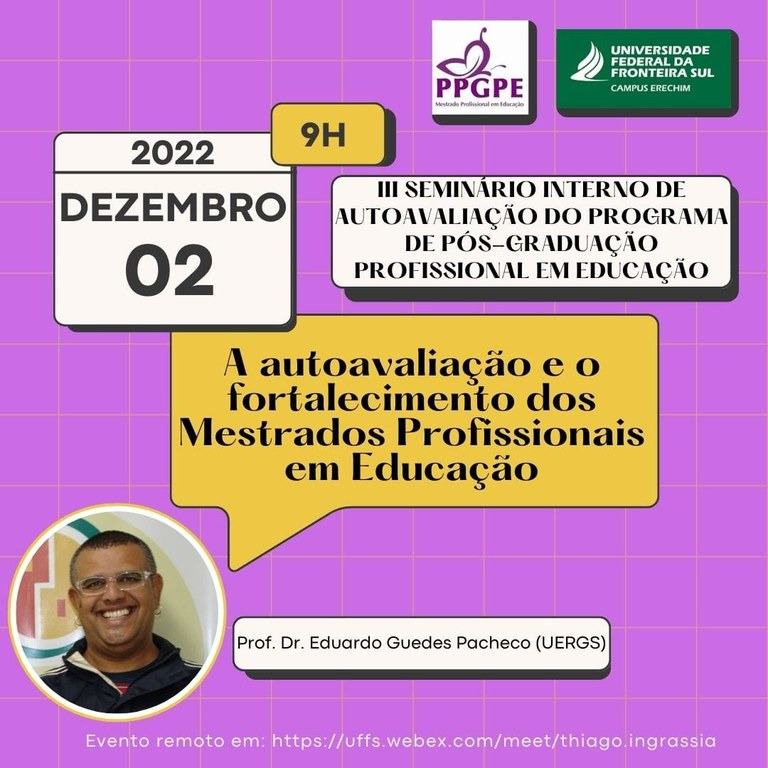 III Seminário Interno de Autoavaliação do PPGPE 2022